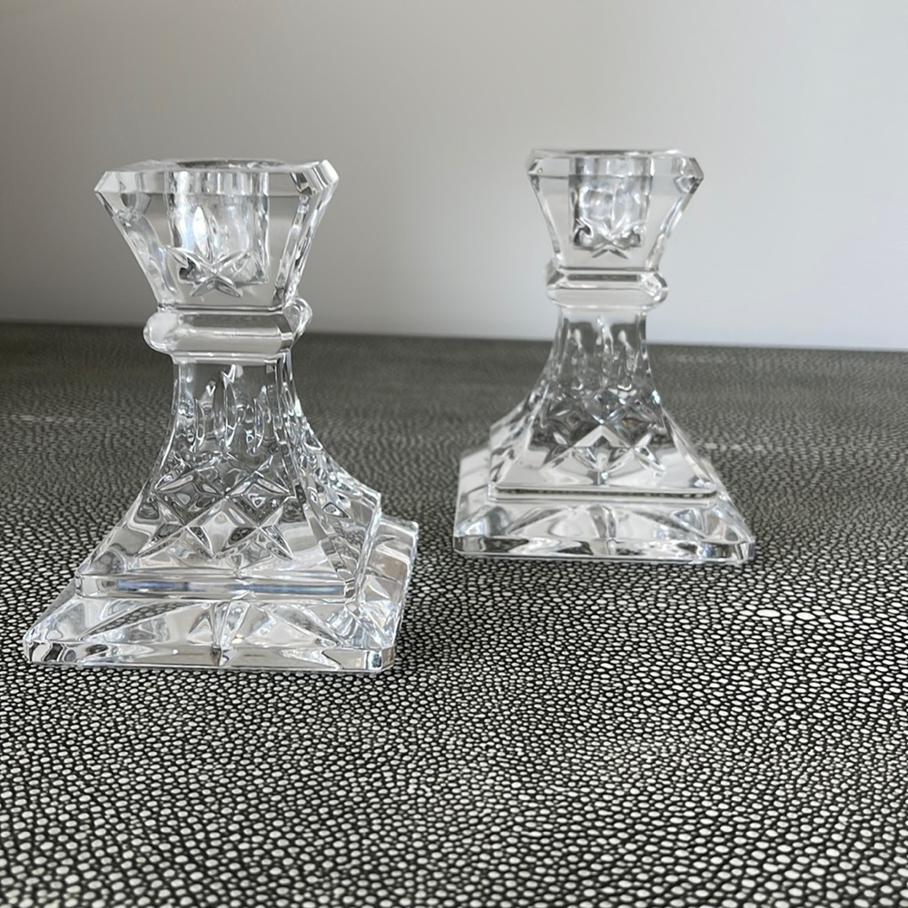 Gorgeous Waterford Candle Sticks